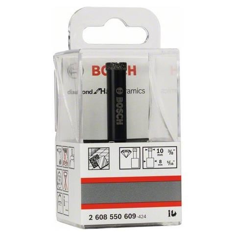 2 608 550 609, Drill, Diamond drill bit, Hard ceramic, Attacco cilindrico, Nero, 49,4 x 45,2 x 132 mm - Foto 1