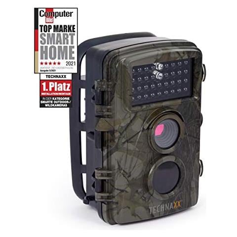 Wild Cam TX-69, per monitorare la fauna selvatica, la natura, giardino ed ingressi. Con sensore PIR e camera FullHD 1080p, porta per microSD e alimentazione a batterie o cavo - Foto 1