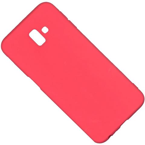Maxy Custodia Tpu Silicone Cover Soft-case Per Samsung Galaxy J6+ Plus (2018) Red - Foto 1