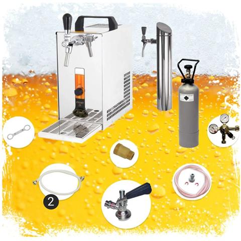 Set Completo - Spillatore Birra - Pygmy 25 Le Dispenser Birra Macchina Per Birra 1-linea 30 Litri /h - Green Line Keg Senza - Foto 5