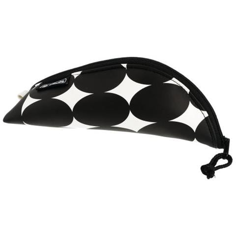 50039173 Astuccio Per Matita Astuccio Portamatite Cotone, Pu Pelle Nero, Bianco - Foto 3
