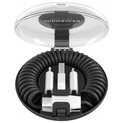 Vonmhlen Allroundo C Cavo Usb 0,75 M Usb 2.0 Usb C Nero - Foto 1