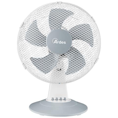 Ventilatore da Tavolo AR5ST30W con 3 Velocità Potenza 30 W Colore Bianco /Grigio - Foto 2