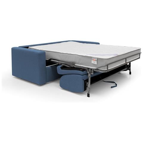 Kansas Divano Letto Matrimoniale Alto 20 Cm. Impermeabile T13 Blu - Foto 2