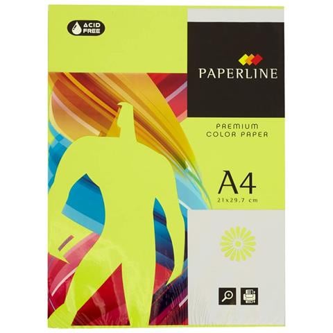 Carta Verde Fluorescente 500 Foglie Din A4 - Foto 1