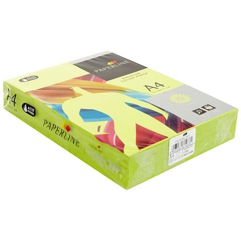 Carta Verde Fluorescente 500 Foglie Din A4 - Foto 3