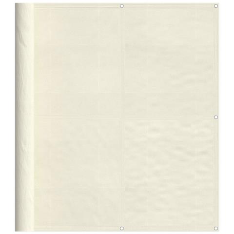 Paravento Da Balcone Crema 120x800 Cm 100% Poliestere Oxford - Foto 2