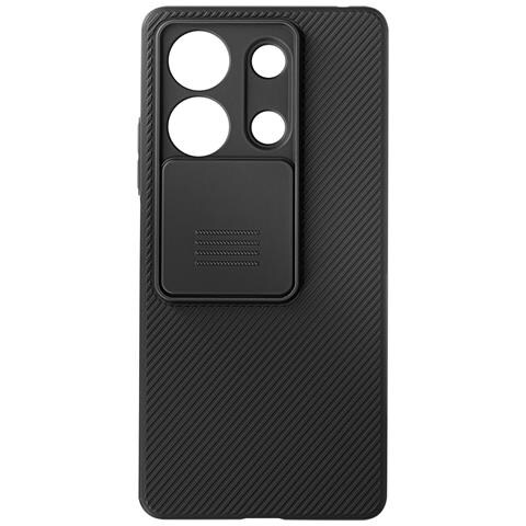 Cover Per Xiaomi Redmi Note 13 5g Antishock Coprifotocamera Scorrevole, Nero - Foto 1