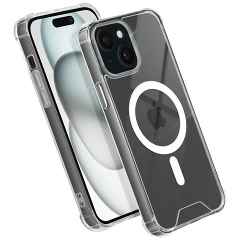 Cover Magsafe Per Iphone 15 Plus Silicone Gel Angoli Rinforzati - Foto 2