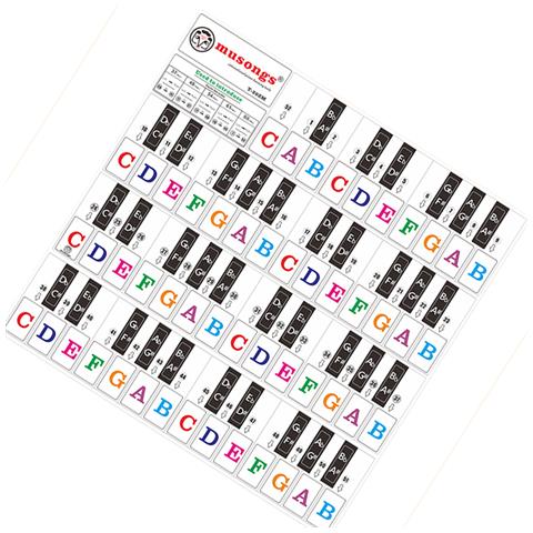 Adesivi Con Suono Di Pianoforte Multicolor - Foto 3