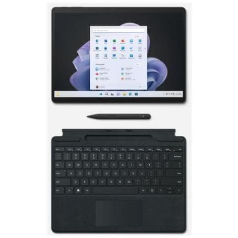 Tastiera +Penna sottile per Surface 2 Retroilluminata Colore Nero (Layout tedesco) - Foto 1