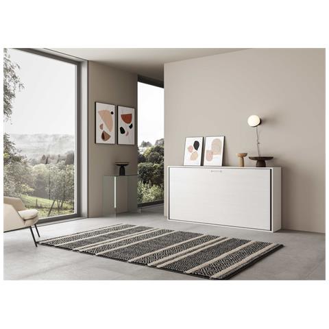 Letto Kando Singolo Orizzontale Bianco Frassino - Foto 5