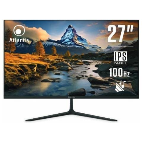 Monitor 27" LED IPS A05-HE27IF-VHDM Full HD 1920x1080 Pixel Tempo di Risposta 5 ms - Foto 1
