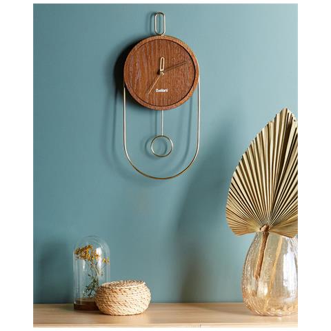 Orologio Da Parete Sierre 20 Cm Marrone Scuro - Foto 1