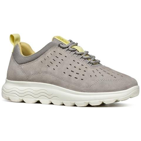 Spherica Sneakers Rock Sneakers Pelle Scamosciata /nabuk Scarpe Donna Beige Eu 37, D45nud 02214 C5097 - Foto 2