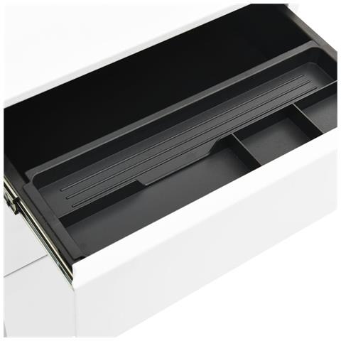 Lusso Casadino -  Schedario Mobile Bianco 39x45x60 Cm In Acciaio - Foto 8