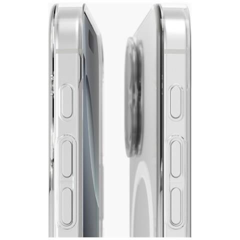 Transparent Case Pro custodia per cellulare 17 cm (6.7") Cover Trasparente, Bianco - Foto 2