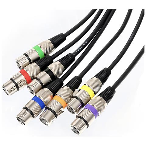 Cavo Audio Xlr Maschio A Femmina Per Microfono E Altoparlante 3m - Foto 2