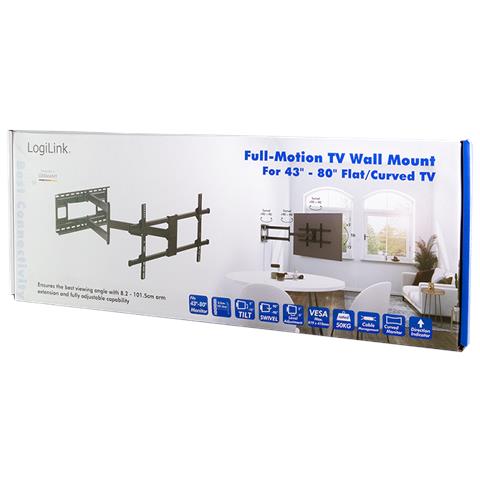 BP0138 Supporto TV a parete 2,03 m (80") Nero - Foto 2