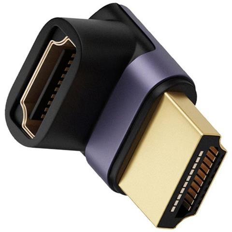 Adattatore Angolare A 90 Gradi Hd Femmina-maschio 2-pack - 8k 60hz Hdmi 2.1 - Foto 2