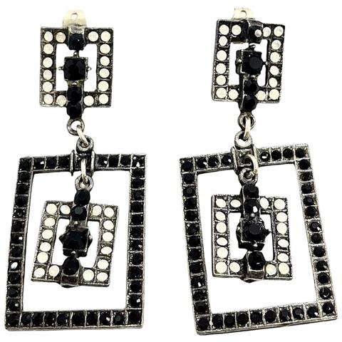 Ciondolo Lungo Multicristallo Sw E Argento 925 10µ T3 - Foto 1