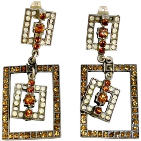 Ciondolo Lungo Multicristallo Sw E Argento 925 10µ T3 - Foto 3