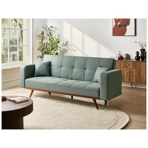 Divano Letto 3 Posti Hjulby Verde - Foto 1