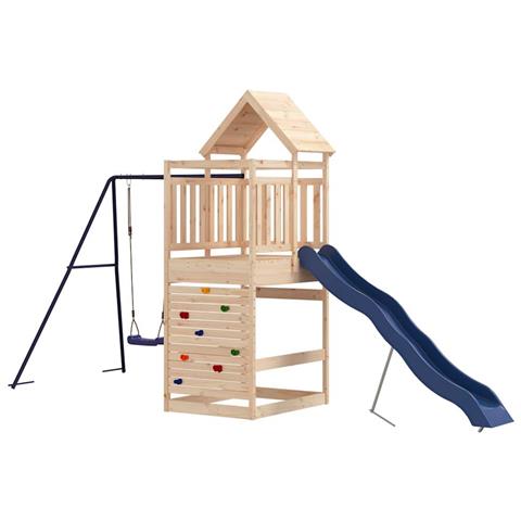 Set da Gioco da Esterno in Legno Massello di Pino - Foto 1