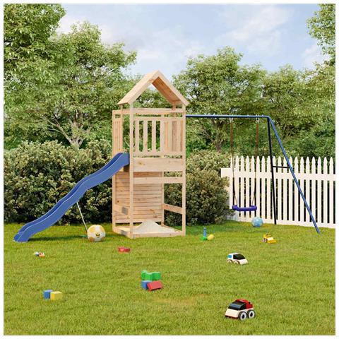 Set da Gioco da Esterno in Legno Massello di Pino - Foto 2