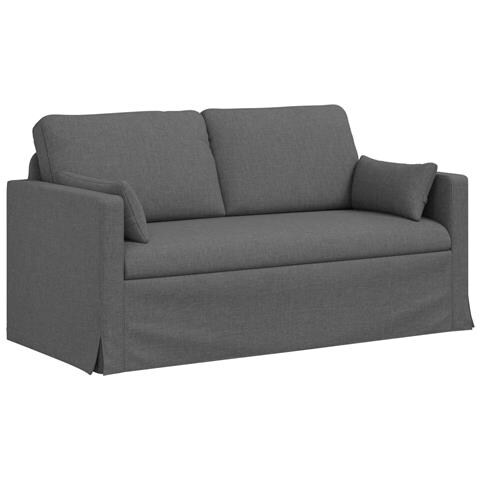 Divano Grigio scuro 158 x 78 x 80 cm Tessuto - Foto 1