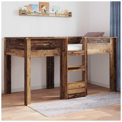 Letto a Castello per Bambini Legno vecchio 100 x 200 cm - Foto 2