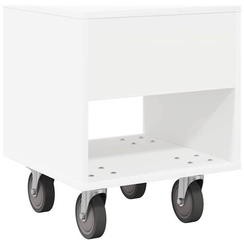 Comodino 2 pcs Bianco 40,5 x 40 x 48 cm Legno multistrato - Foto 9