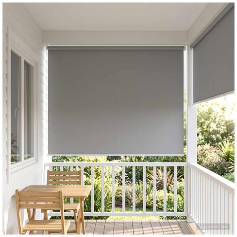 Voletta a rullo con protezione UV Grigio Chiaro 180 x 140 cm - Foto 2