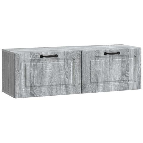 Mobile Porta TV da Muro Grigio Sonoma 98 x 31 x 30 cm - Foto 1
