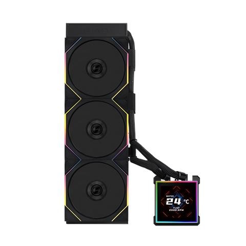 HydroShift II LCD-S 360 TL Processore Kit di raffreddamento a liquido 12 cm Nero 1 pz - Foto 1