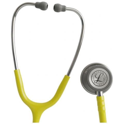 Stetoscopio Littmann Classic III 5839 professionale tubo limone-lime doppia testa acustica adulto pediatrico - Foto 2