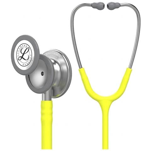 Stetoscopio Littmann Classic III 5839 professionale tubo limone-lime doppia testa acustica adulto pediatrico - Foto 1