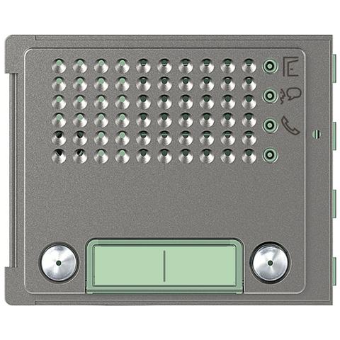 Frontale Modulo Fonico Evoluto 2 Pulsanti Su Colonna Doppia Finitura Robur - Foto 1