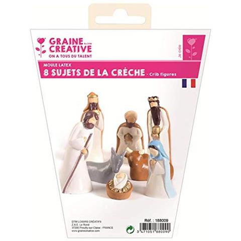 Stampi Di Lattice Per Gesso - Figurine Culla Di Natale - Foto 2