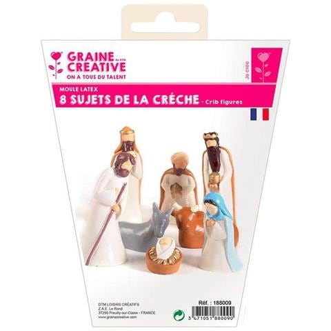 Stampi Di Lattice Per Gesso - Figurine Culla Di Natale - Foto 3