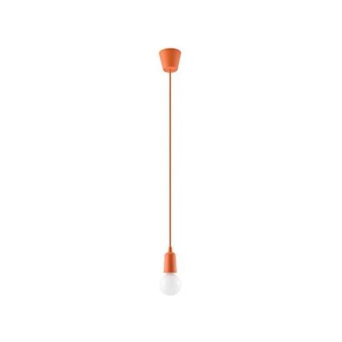 Lampadario A Sospensione In Plastica, 8 X Max. 100 Cm, Colore: Arancione - Foto 1
