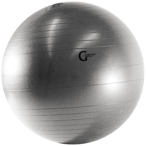 Gymstick Palla Poiche Ginnastica Antiburstsystem Con Pompa Video Online 55 Centimetri Argento - Foto 1