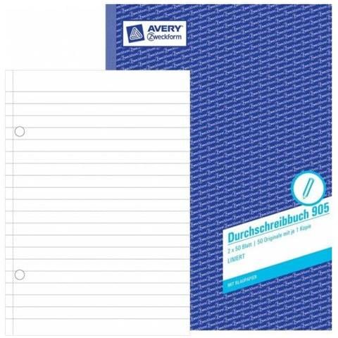 Zweckform Formularbuch ""durchschreibbuch"", A4, Liniert - Fr Den Markt: D - L - A - Ch (905)  - Foto 1