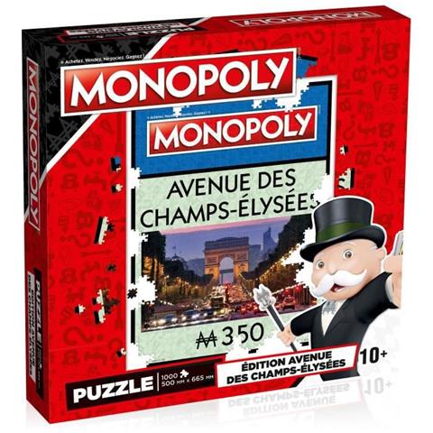 Mosse Vincenti Puzzle Monopoly Avenue Des Champs-élysées 1000 Pezzi - Foto 1