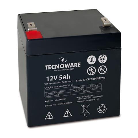 Batteria Ricaricabile Al Piombo 12 V 5ah (eacpe12v05atwb) Bulk - Foto 2