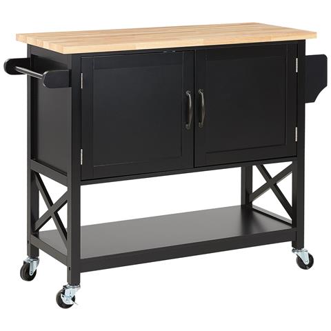 Carrello Da Cucina Nero Mele - Foto 2
