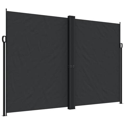 Tenda da Sole Laterale Retrattile Nera 220x1200 cm - Foto 1