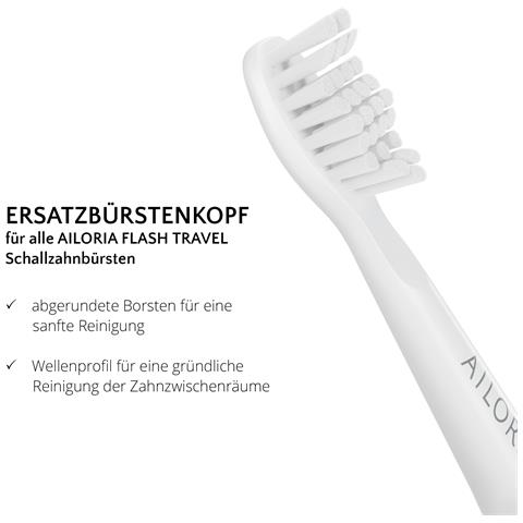 Flash Travel Set Di 6 Testine Di Ricambio Per Spazzole - Foto 3