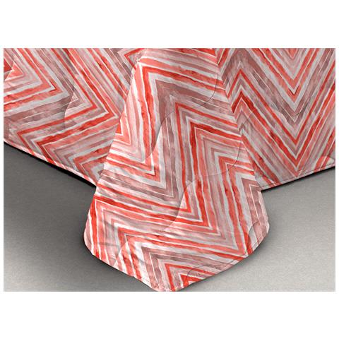 Trapunta Piumone Letto Invernale Imbottita 300gr Scaldanotti Zaira 2 Piazze Albicocca - Foto 2