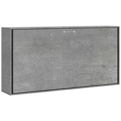 Letto Kando Singolo Orizzontale Cemento Con Materasso - Foto 2